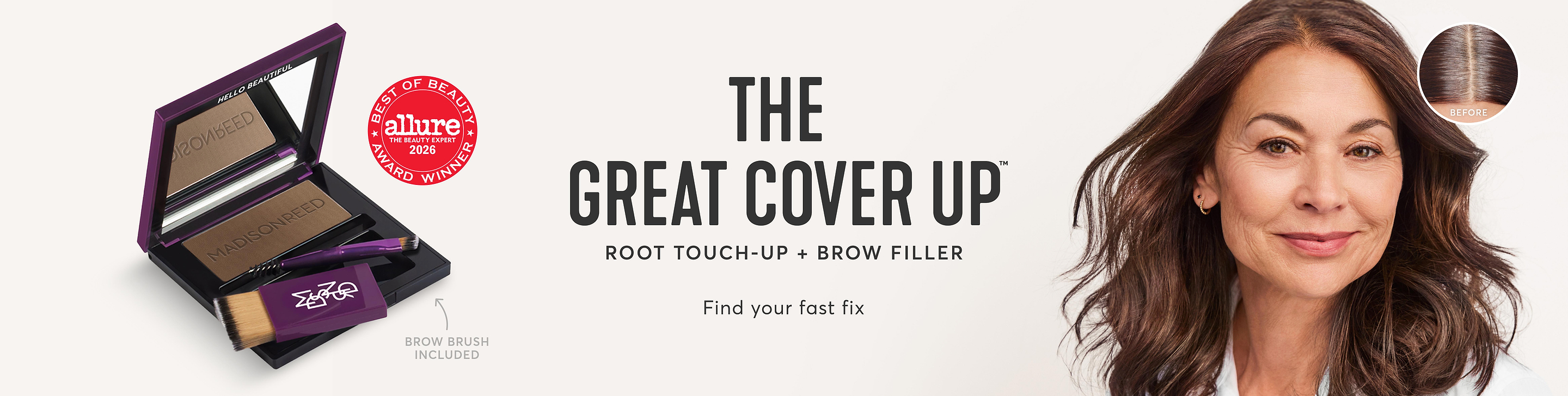 Shop The Great Cover Up: Root Touch Up + Brow Filler - now a five time Allure Best of Beauty award winner