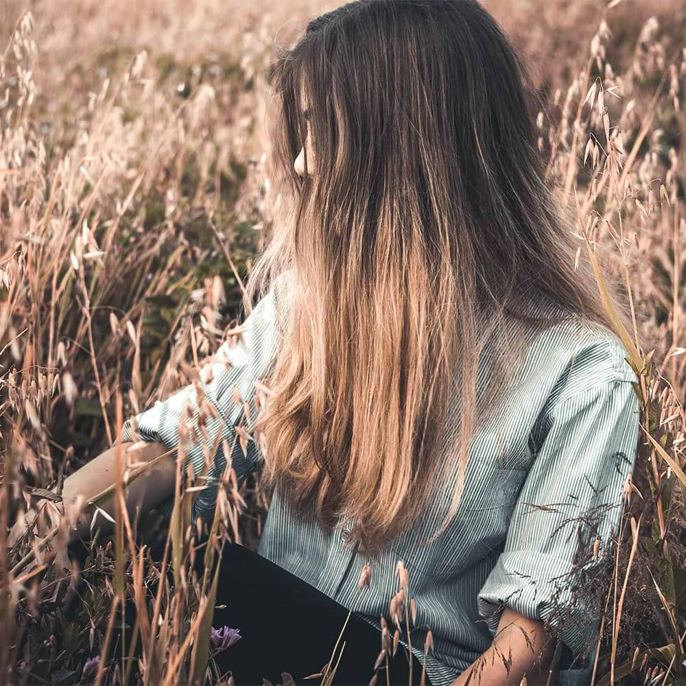 ombre vegetation clothing person plant