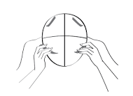 Divide your hair into quadrants in order to protect your highlights when dying hair