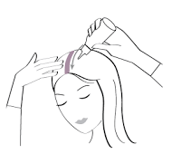 apply color only to your roots without covering highlights