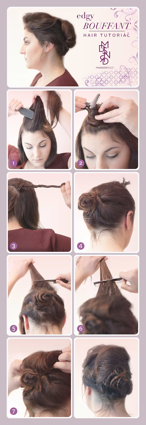 bouffant layout lrg person human