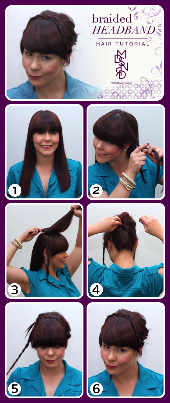 Braided Headband Tutorial with steps