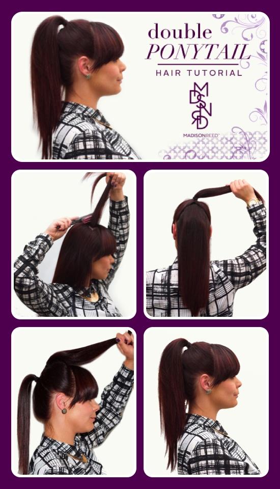 Double Ponytail Hair Tutorial