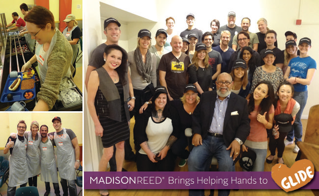 Madison Reed Brings Helping Hands to GLIDE SF!