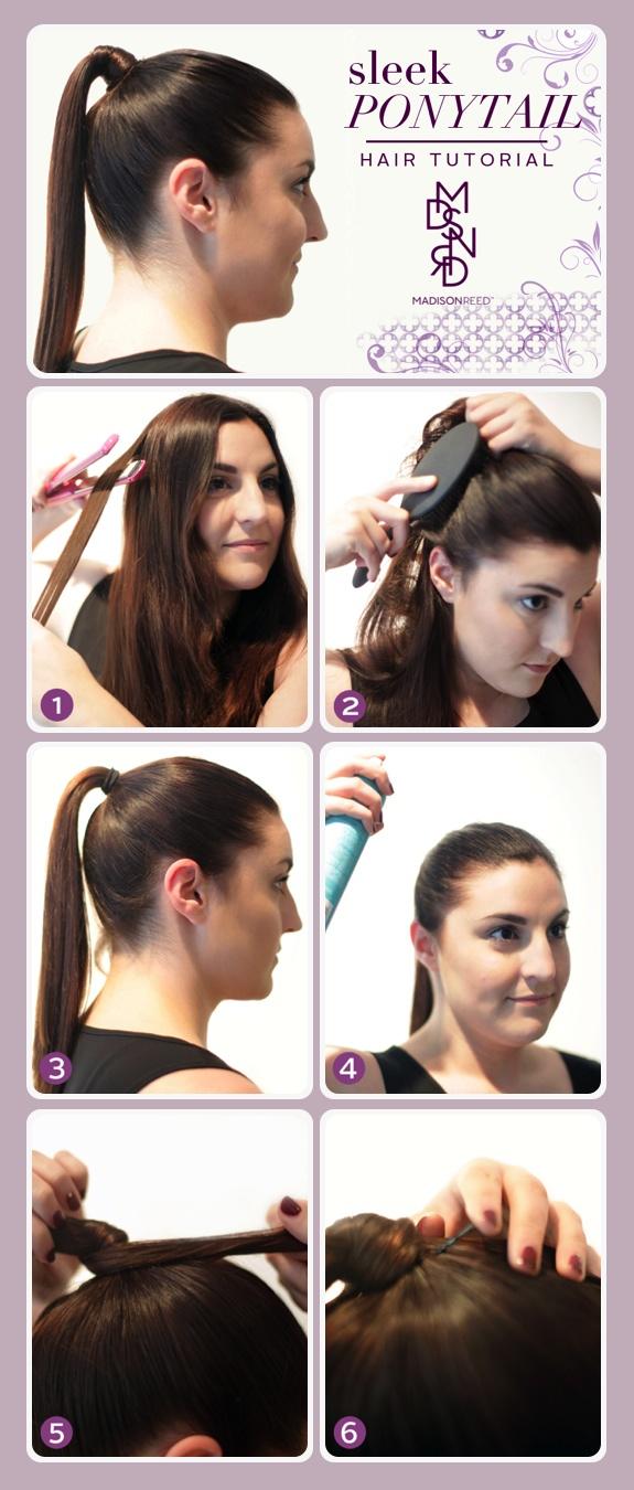 Sleek Ponytail Tutorial