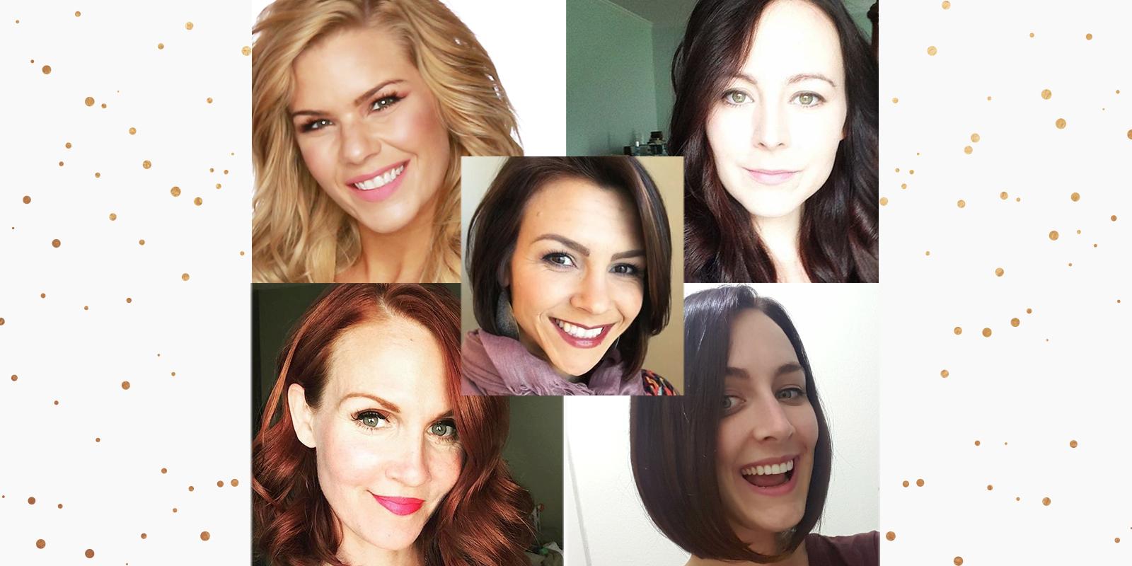 smiling women with blog shades for fall