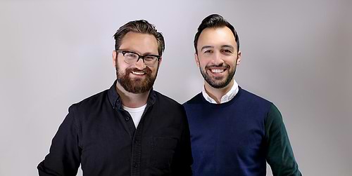 two men with beards