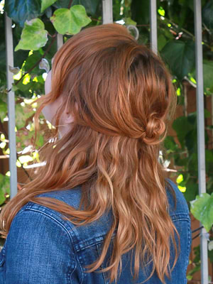 half knot hair style