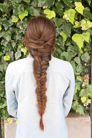 fishtail braid hairstyle
