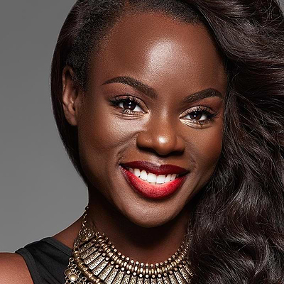 the perfect hair color and makeup