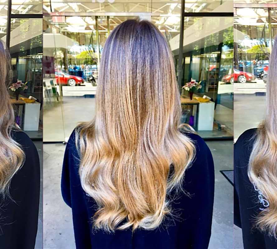 foilyage using balayage foils