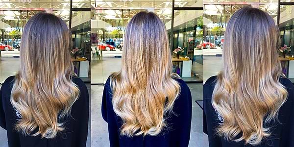 foilyage using balayage foils