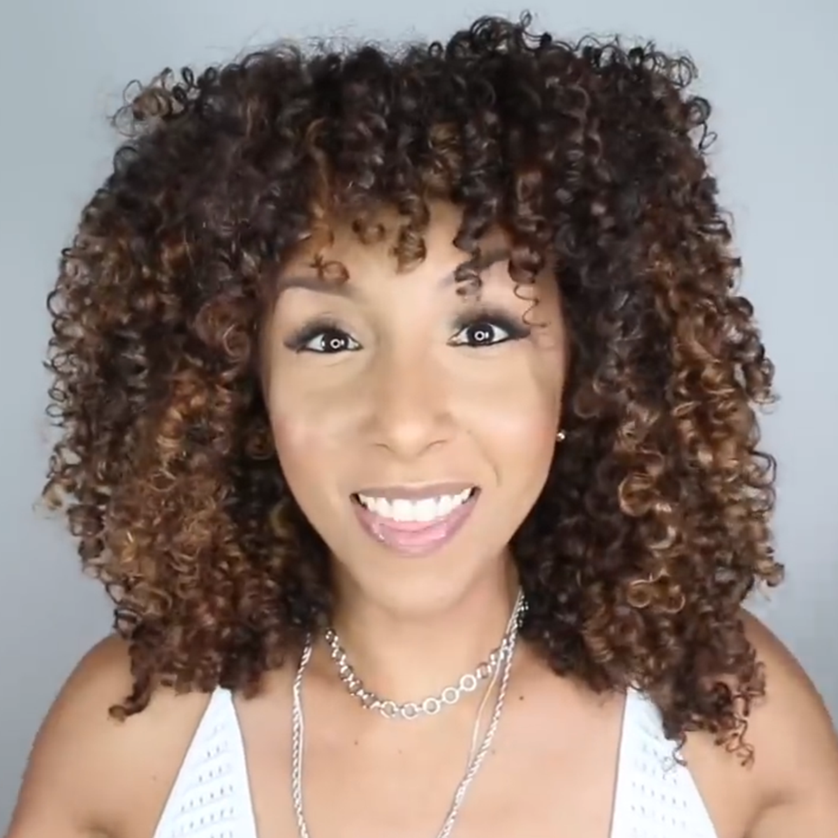 Bianca Renee  with caramel balayage