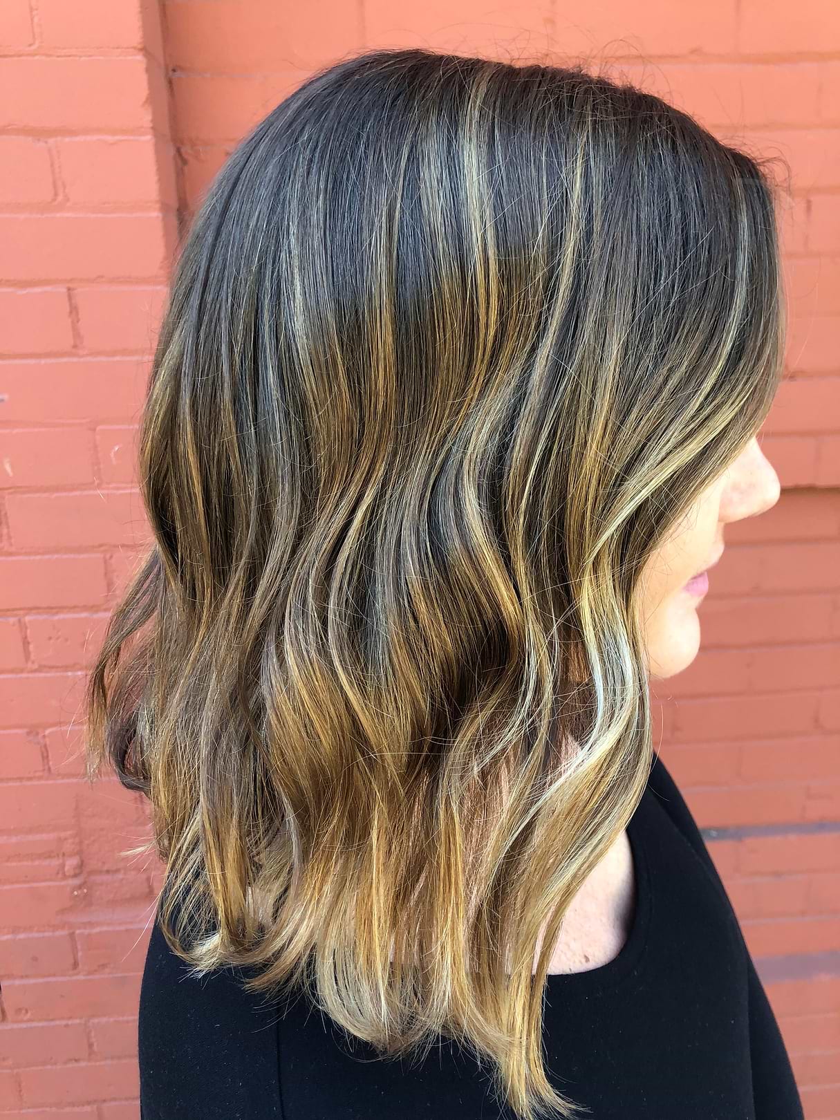 balayage highlights from Madison Reed Light Works