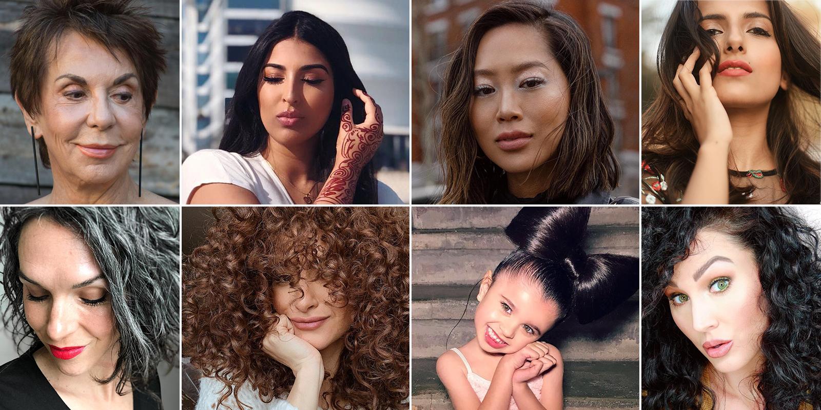 instagrammers with gorgeous brown hair