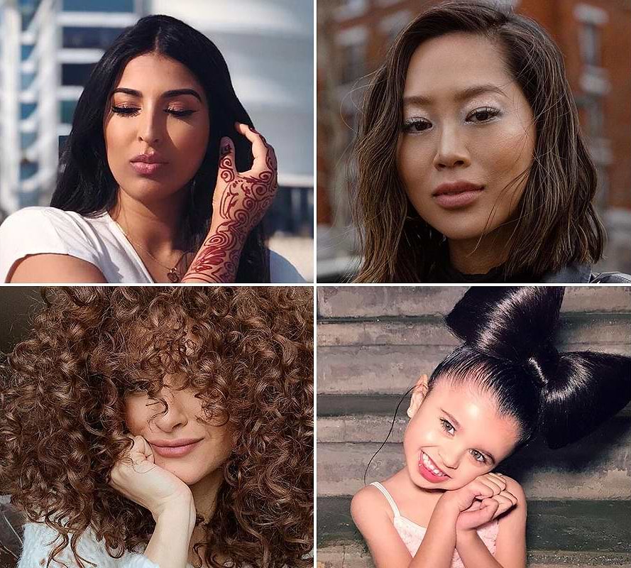 instagrammers with gorgeous brown hair