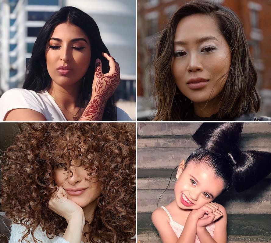 instagrammers with gorgeous brown hair