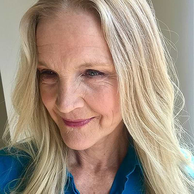 Woman with blonde hair