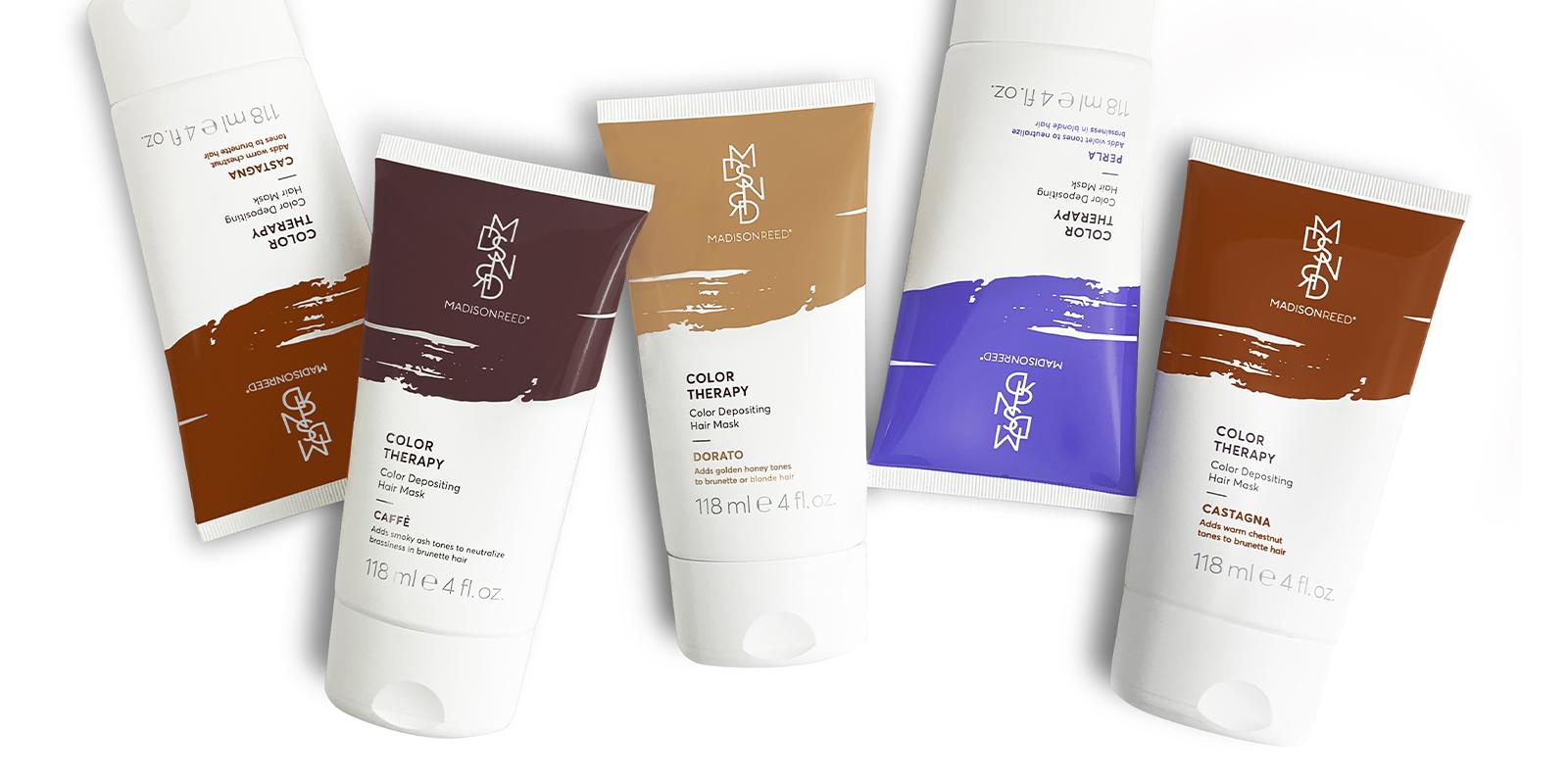 Color Depositing Masks for for Gray Color Treated Hair