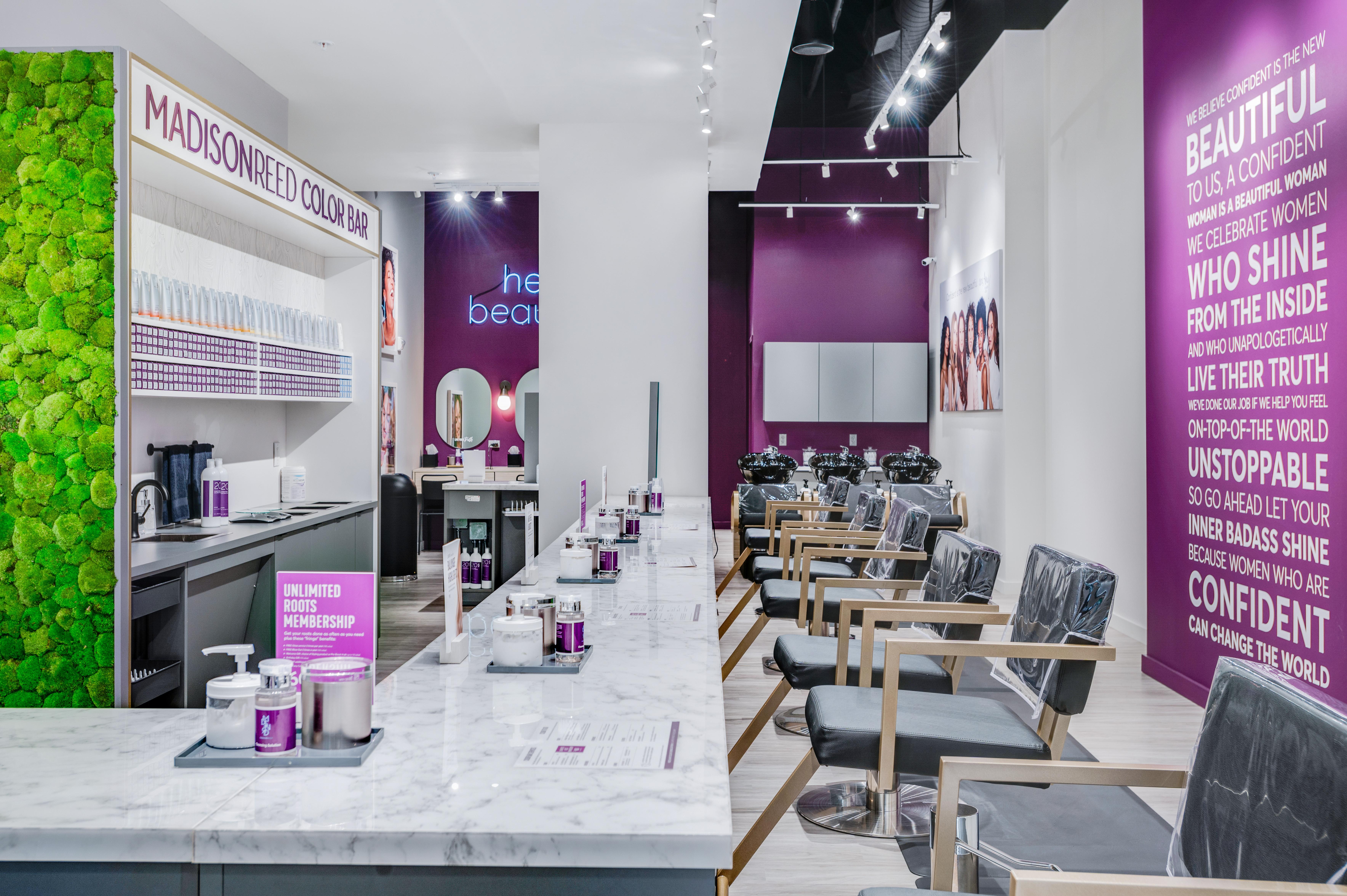 Interior Photo of Madison Reed Color Bar Fairfax