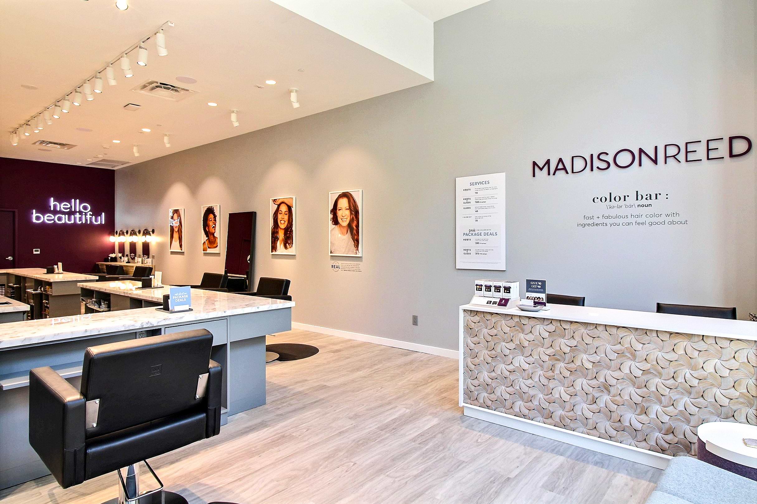 Interior Photo of Madison Reed Color Bar Walnut Creek