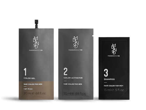 Hair coloring for men kit