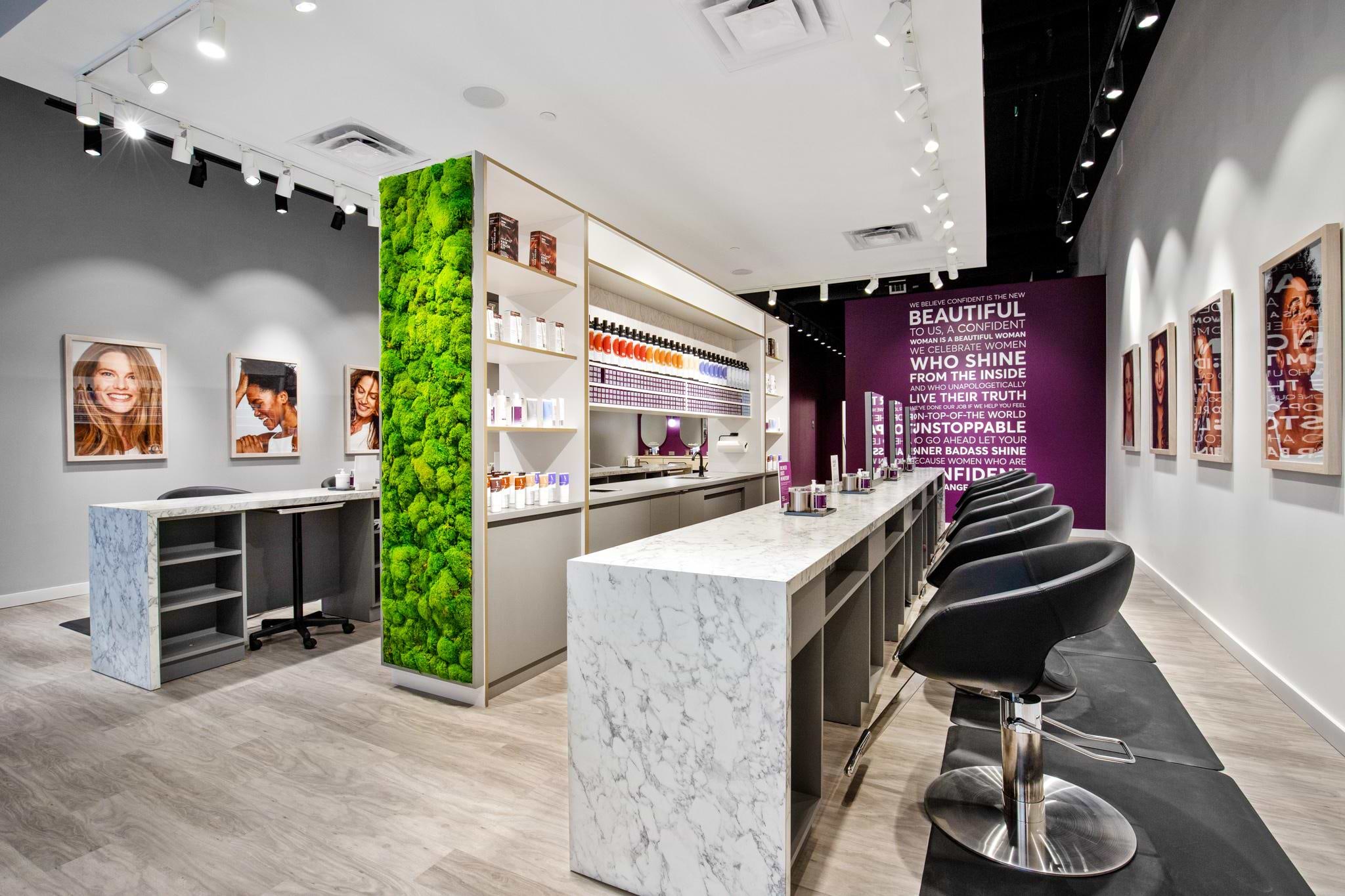 Madison Reed Hair Color Bar Interior Cherry Creek