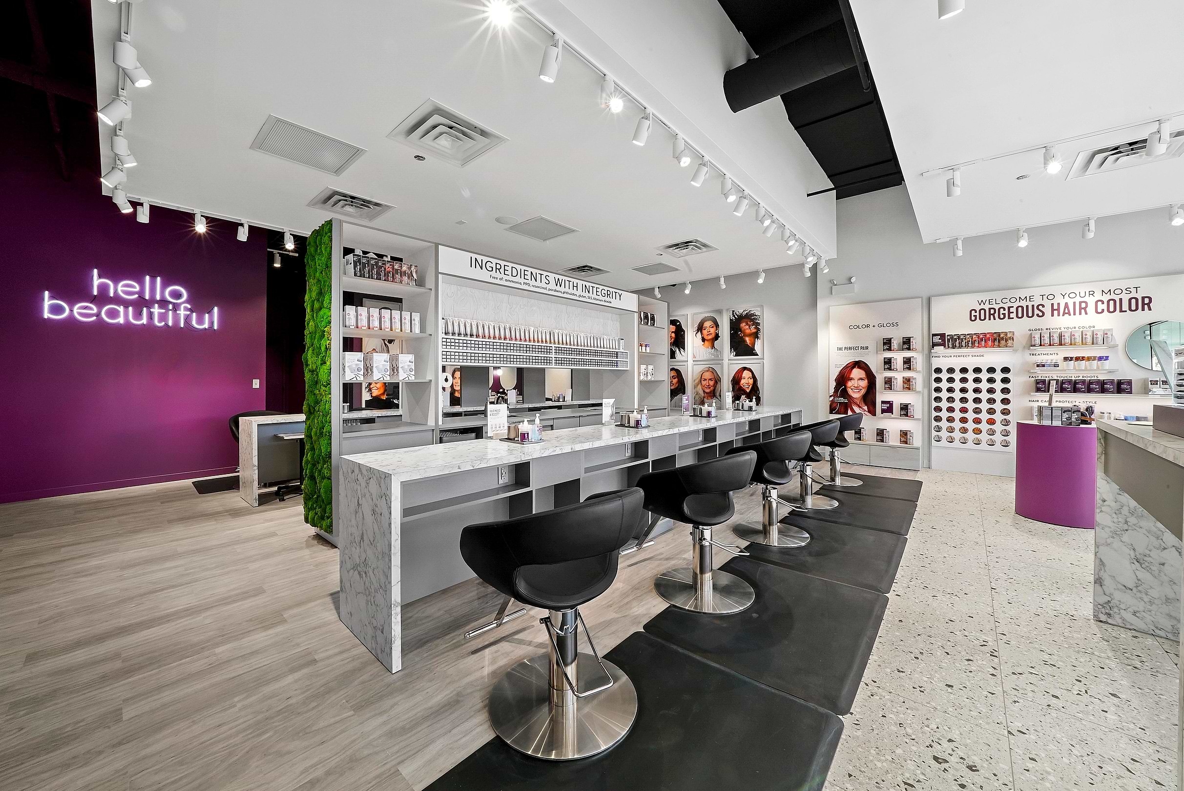 Lincoln Park Madison Reed Hair Color Bar Interior Image