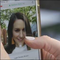 Hair color try-on image