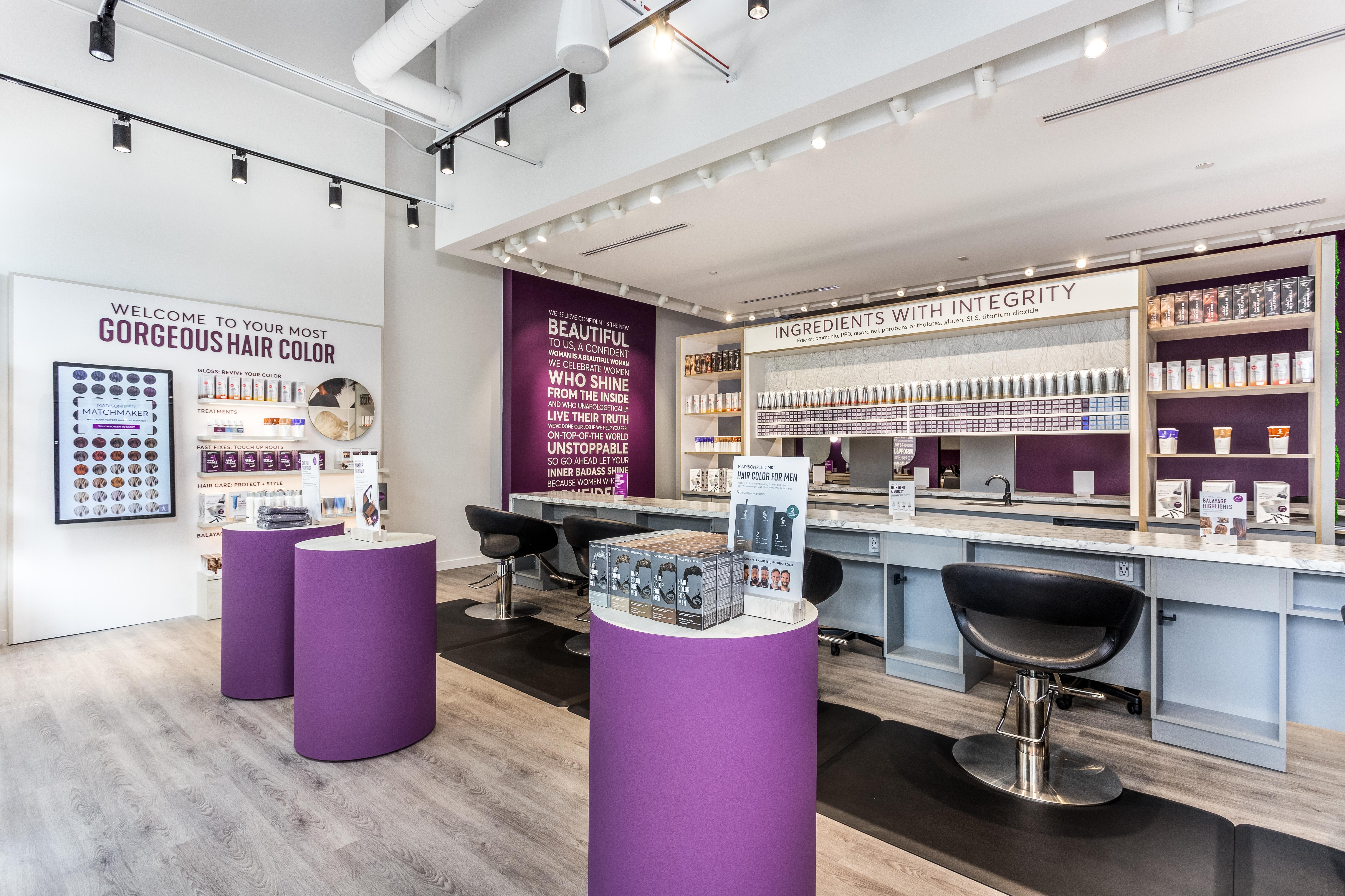 Madison Reed Hair Color Bar Interior Village at Woodland Hills Canoga Park