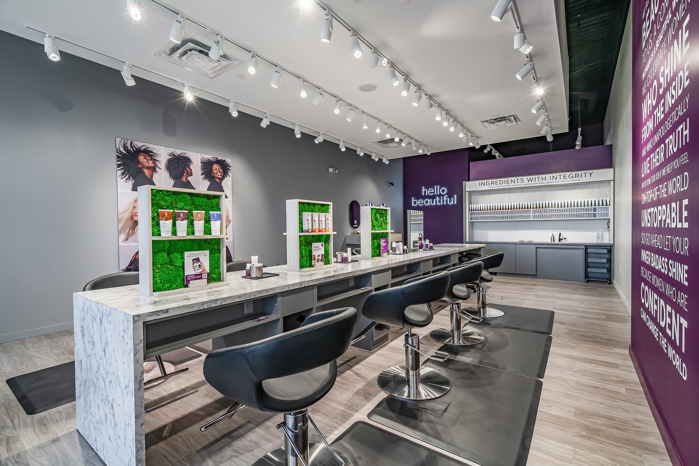 Madison Reed Hair Color Bar Interior Market Street Lynnfield