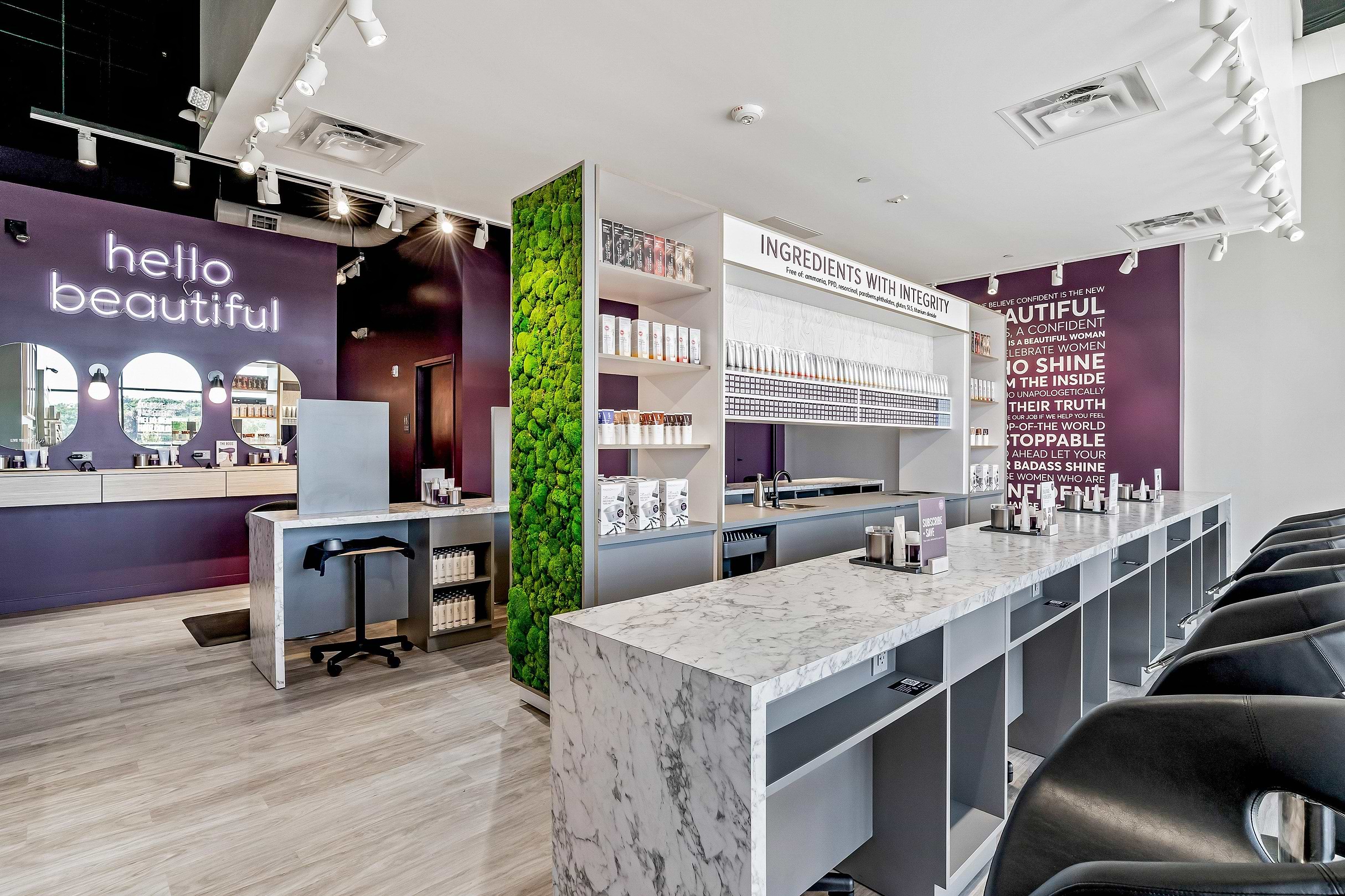 Madison Reed Hair Color Bar Interior The Village Burlington