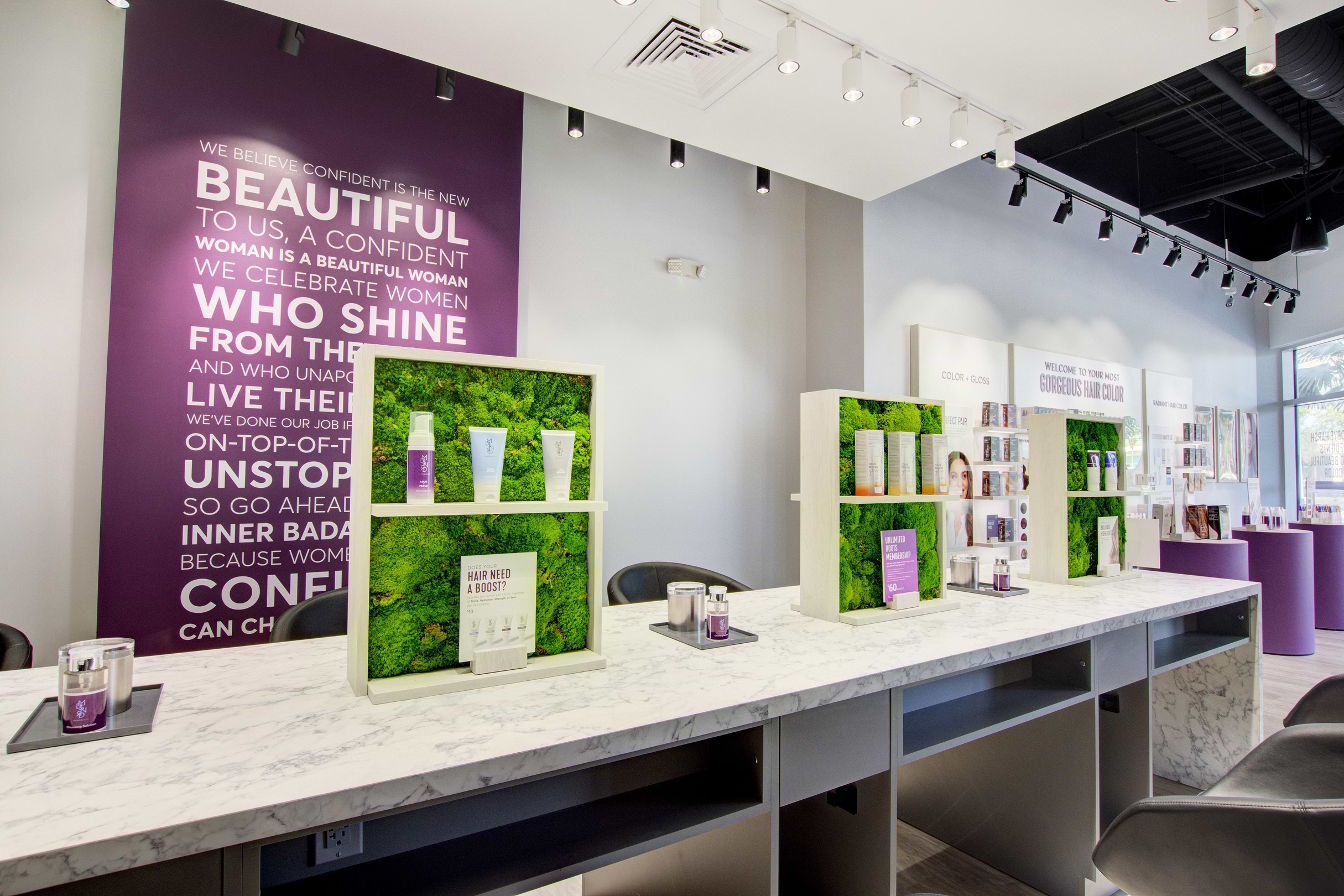 Interior Photo of Boca Raton Madison Reed Hair Color Bar