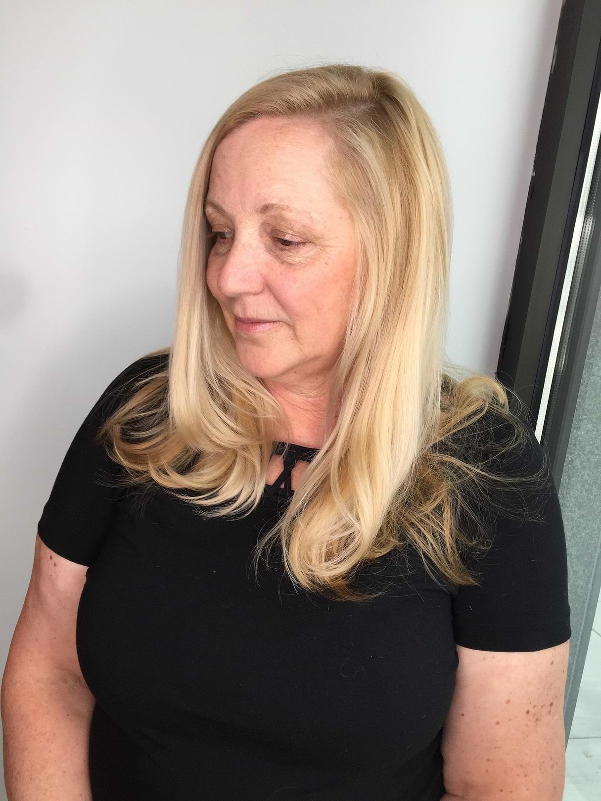 Blonde shadow root made at home