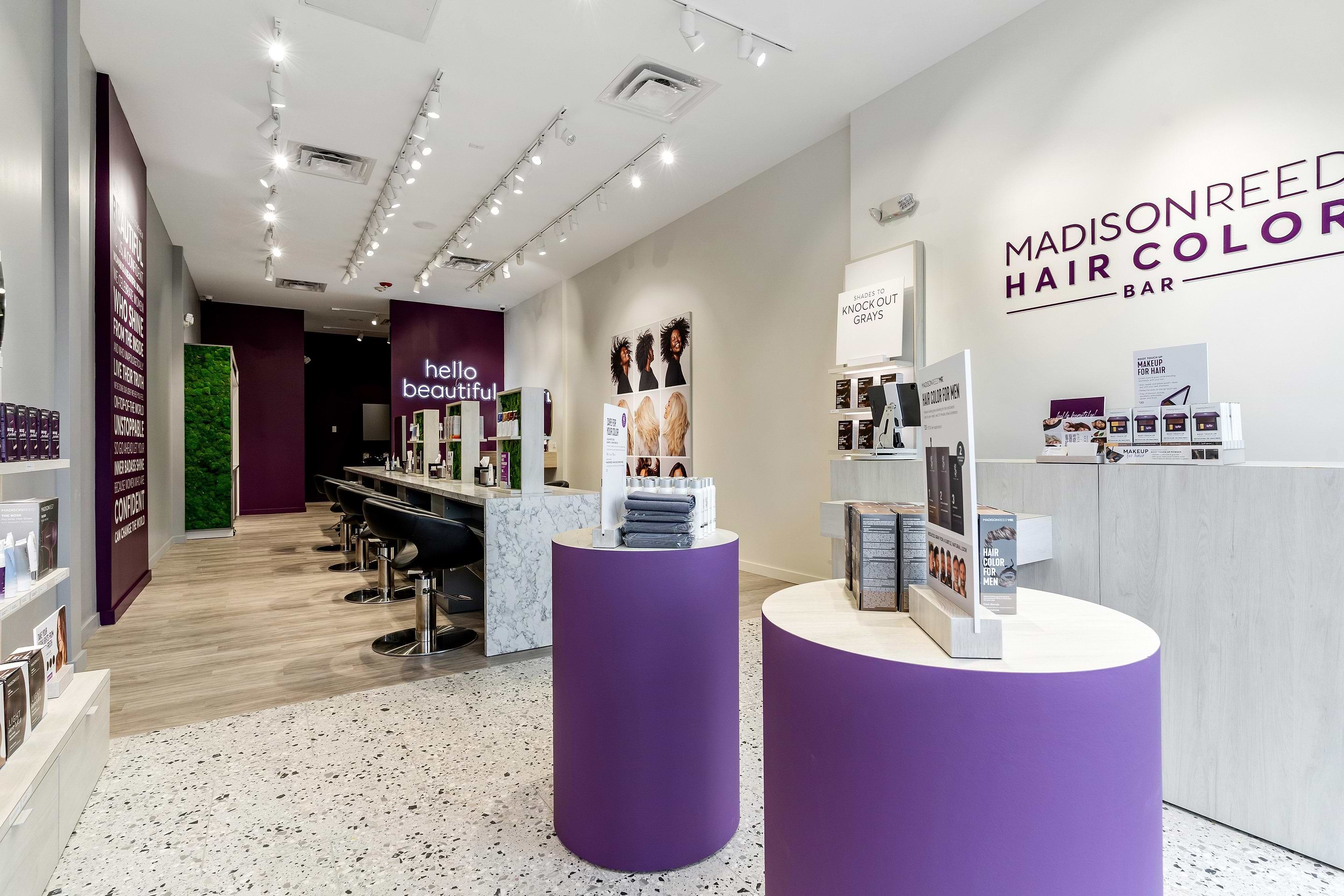 Madison Reed Chestnut Hill Hair Color Bar Interior Image