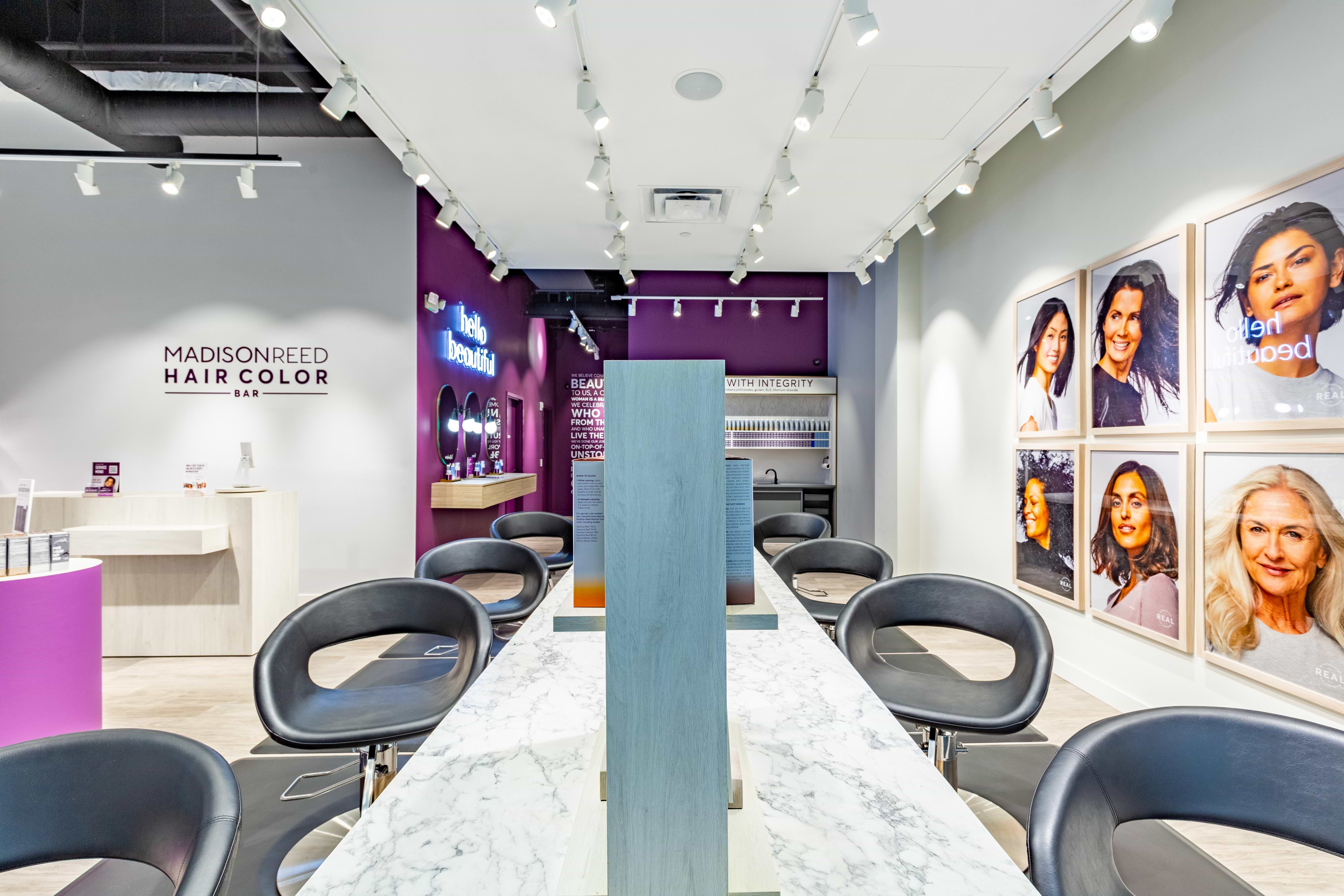 Madison Reed Hair Color Bar Somerville Assembly Row Boston Interior