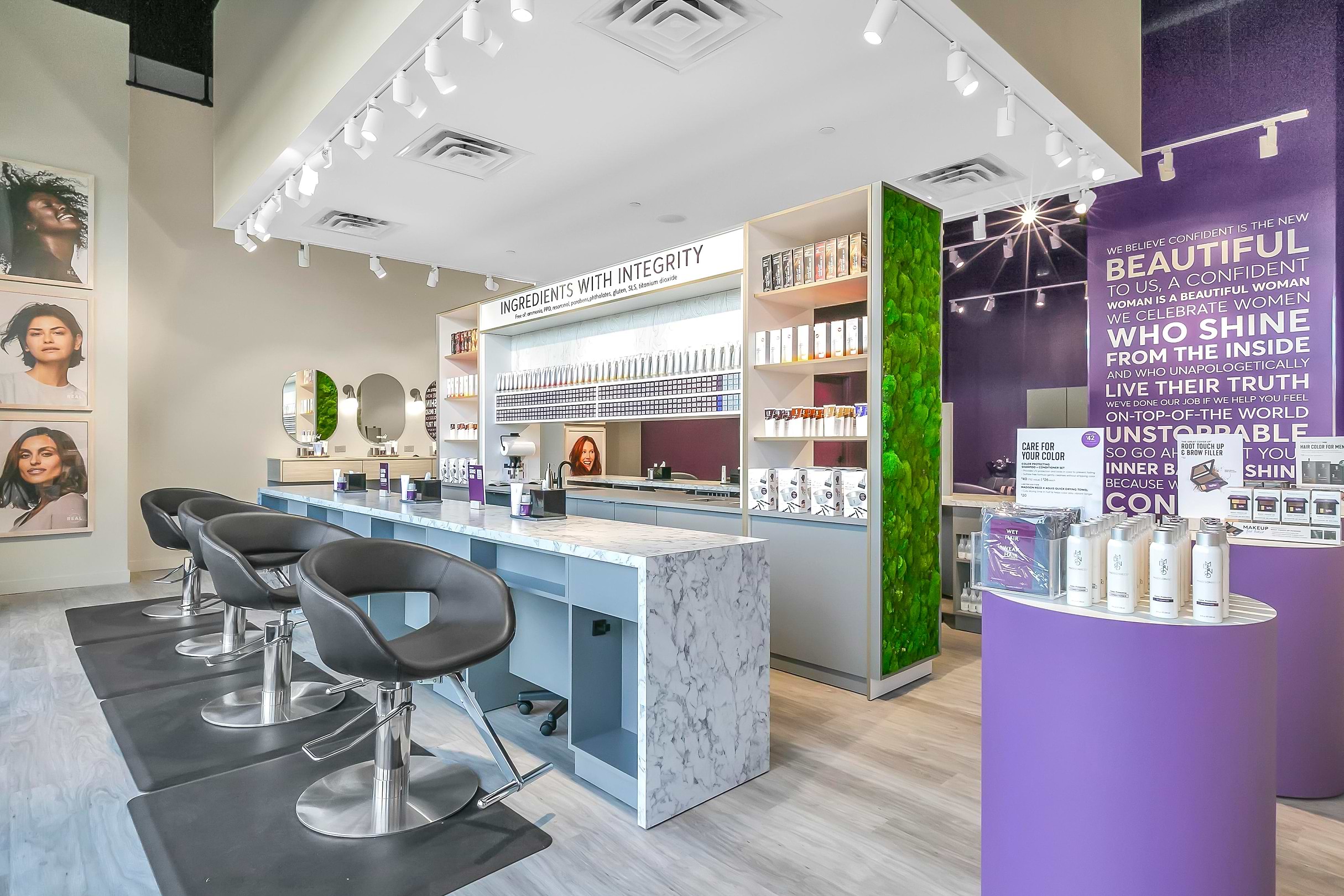 Madison Reed Hair Color Bar Huntington Station NY Walt Whitman Shops Interior