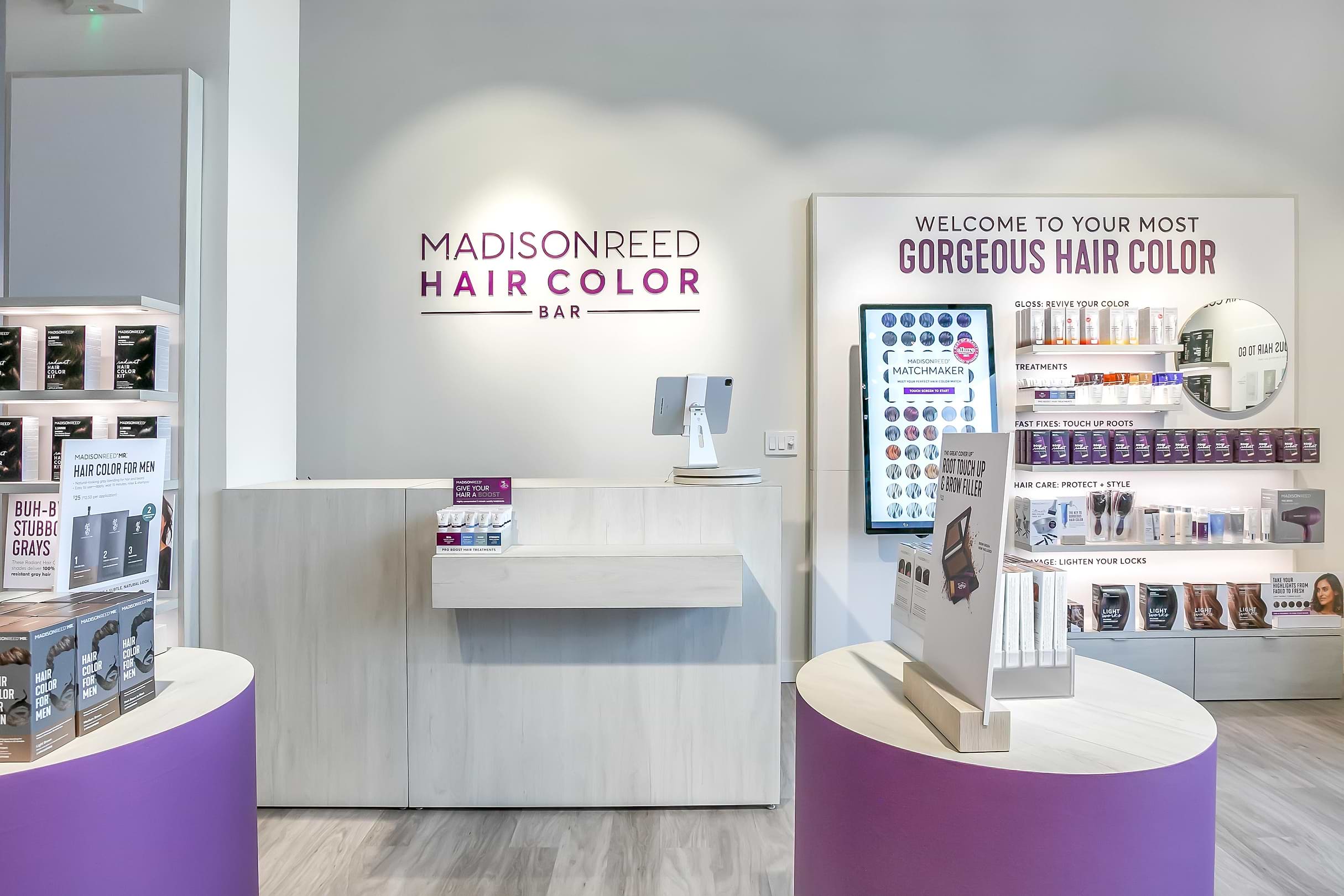 Madison Reed Hair Color Bar Huntington Station NY Walt Whitman Shops Interior