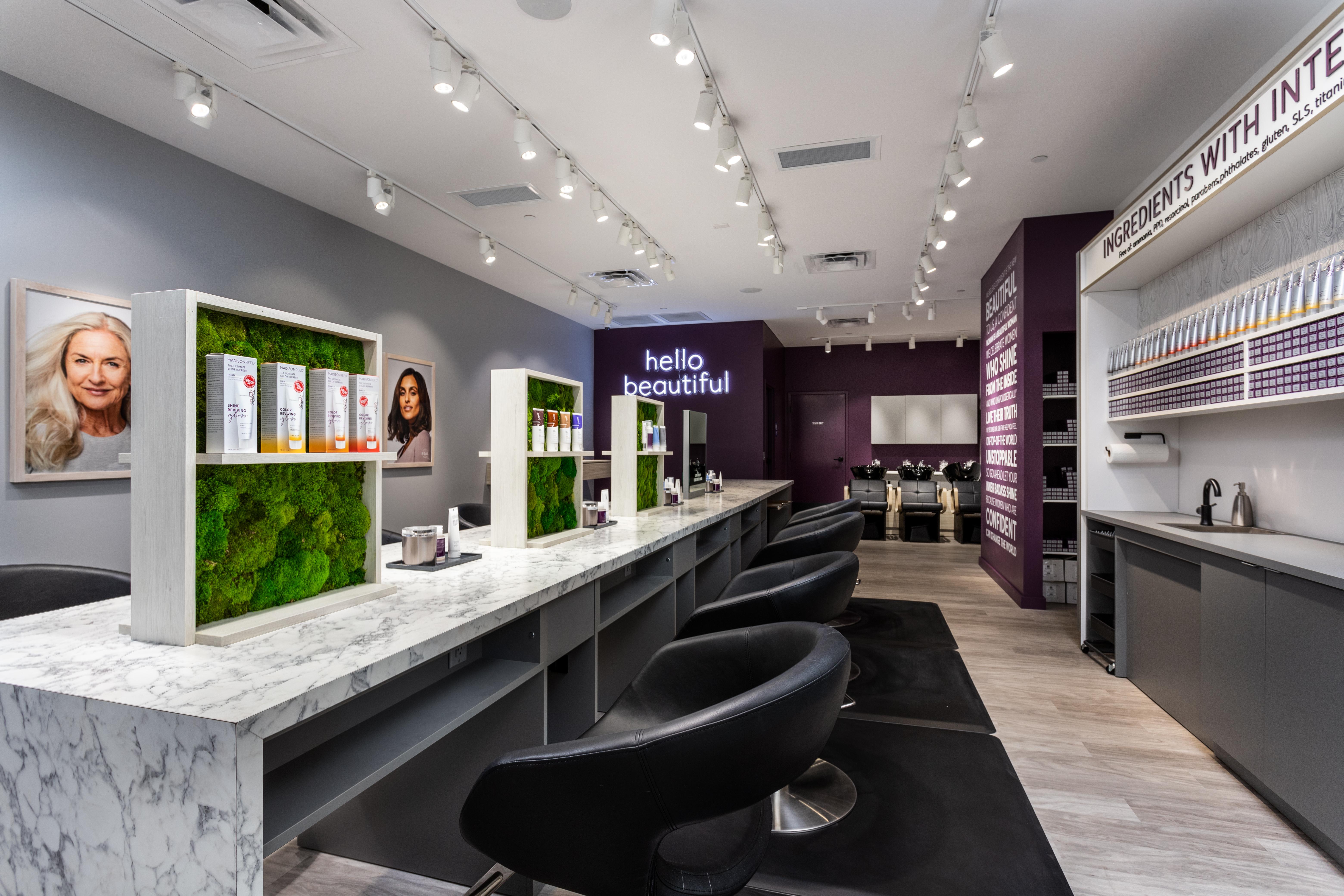 Madison Reed Hair Color Bar Tustin The Market Place CA Interior