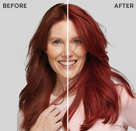 Hair Color Before and After Photos