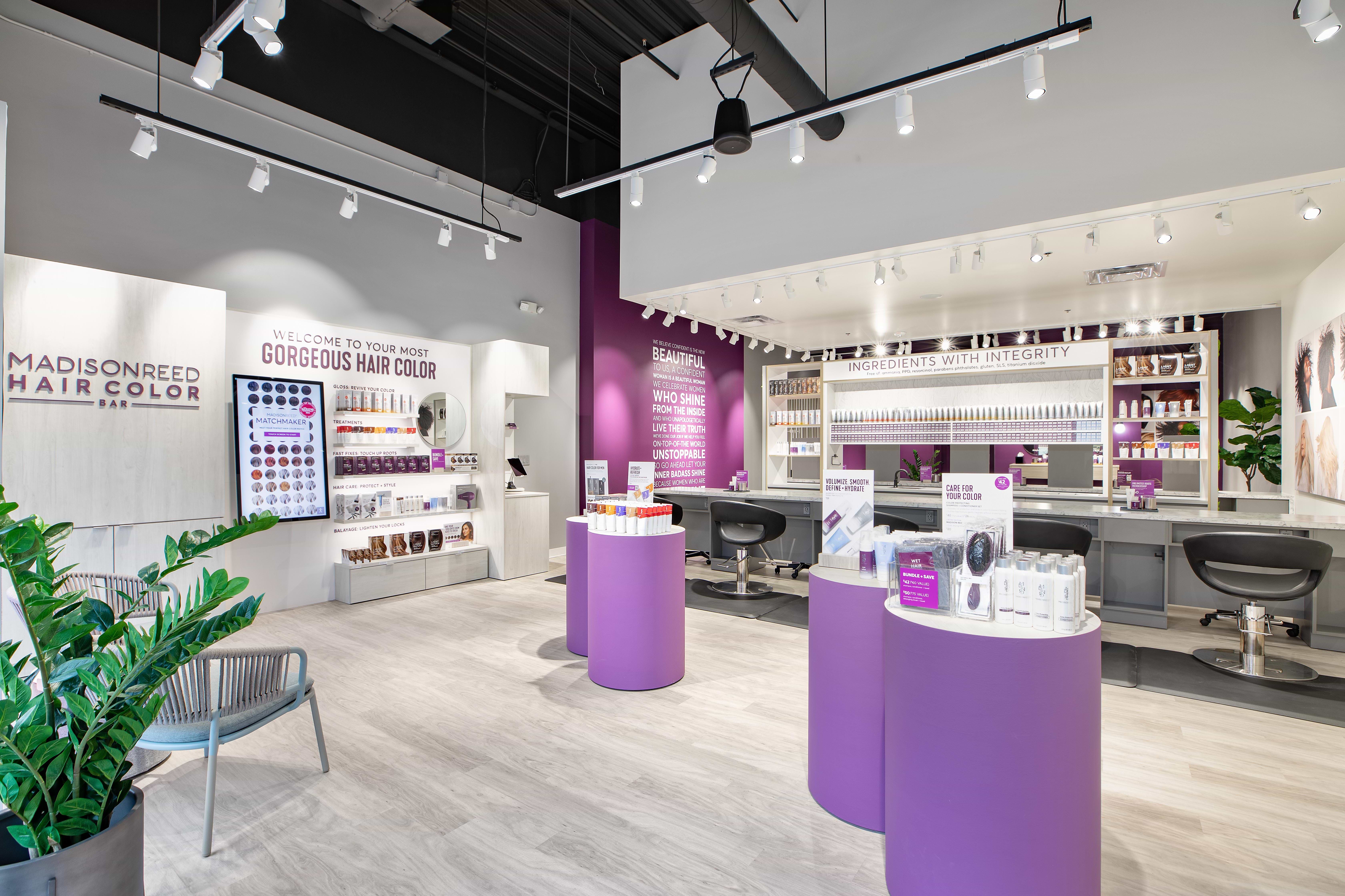 Madison Reed Hair Color Bar Tigard Oregon Bridgeport Village Interior