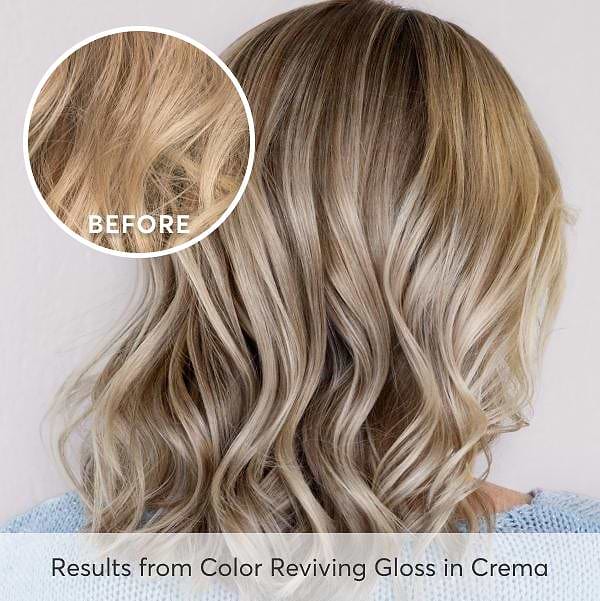 Salon Secrets before and afters for gloss