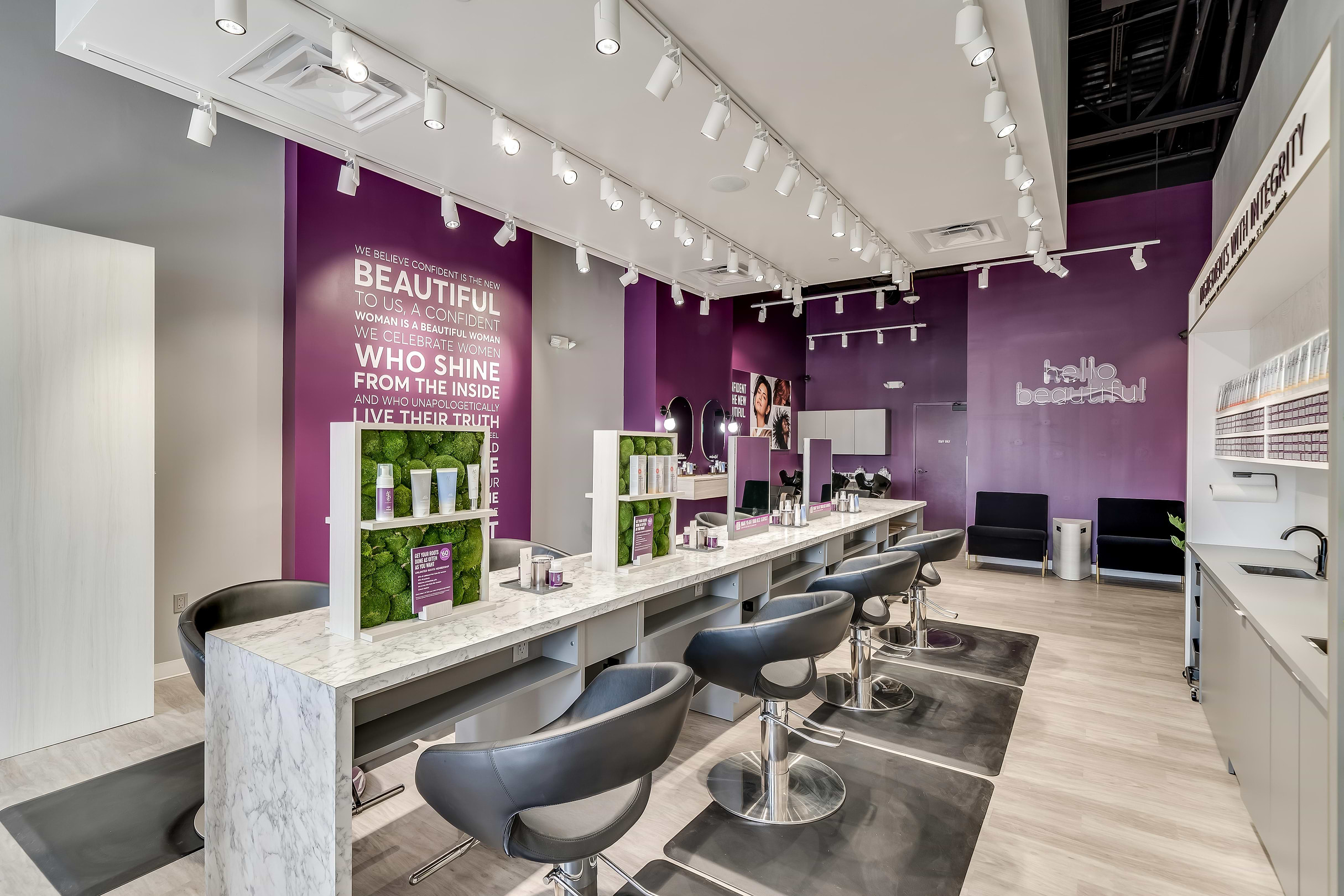 Madison Reed Davie Hair Color Bar Tower Shops Interior