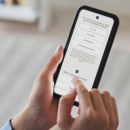 Hair Color Quiz on phone