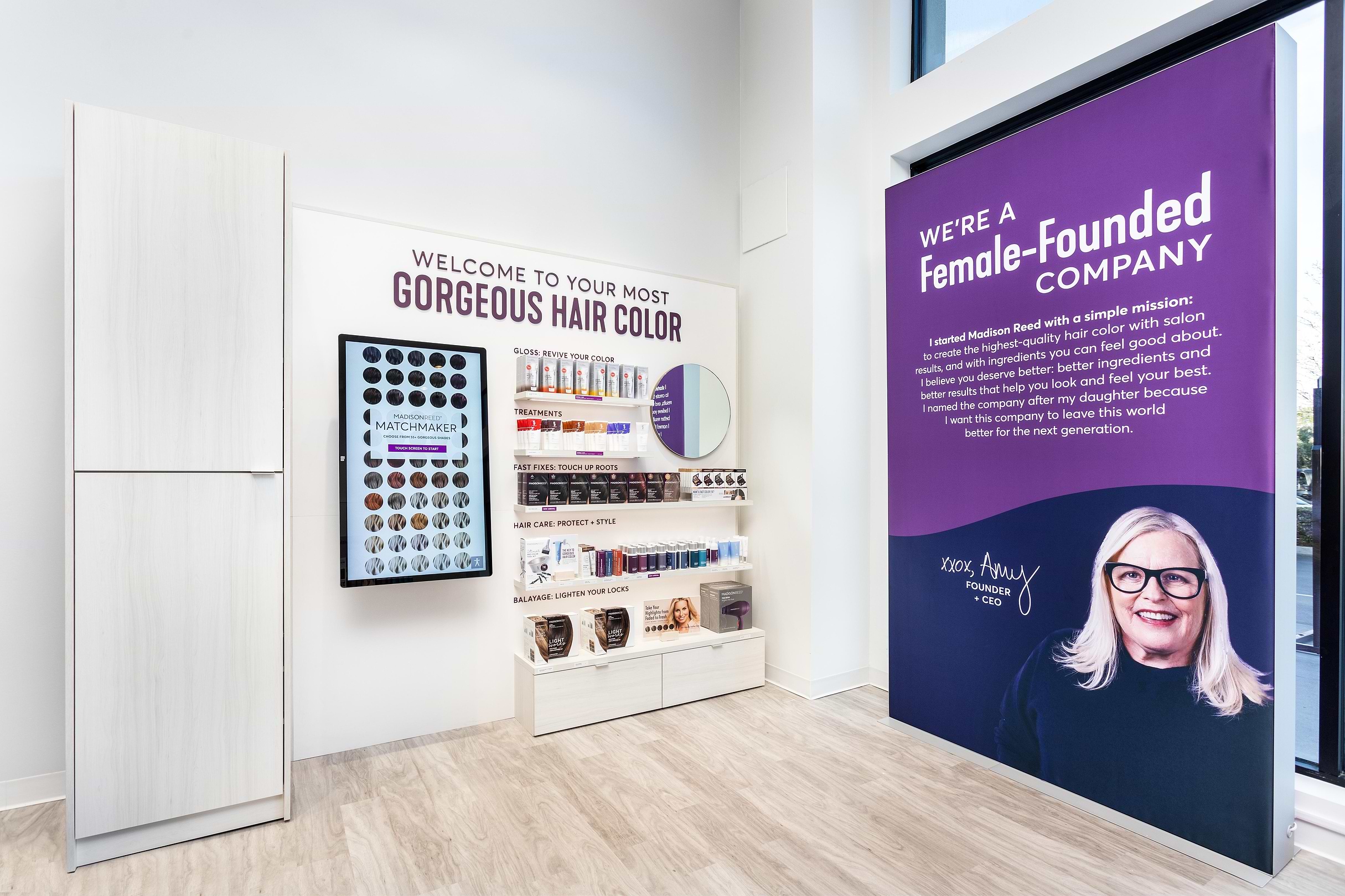 Female Founded Company Madison Reed Rancho Cucamonga Interior