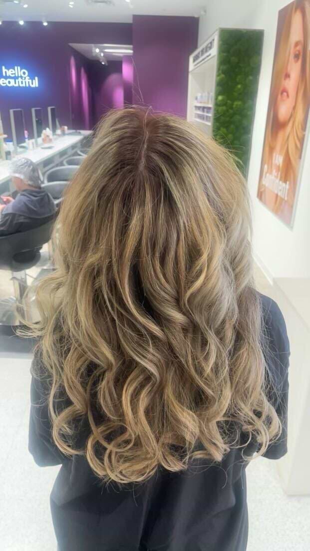 how to cover gray hair with highlights