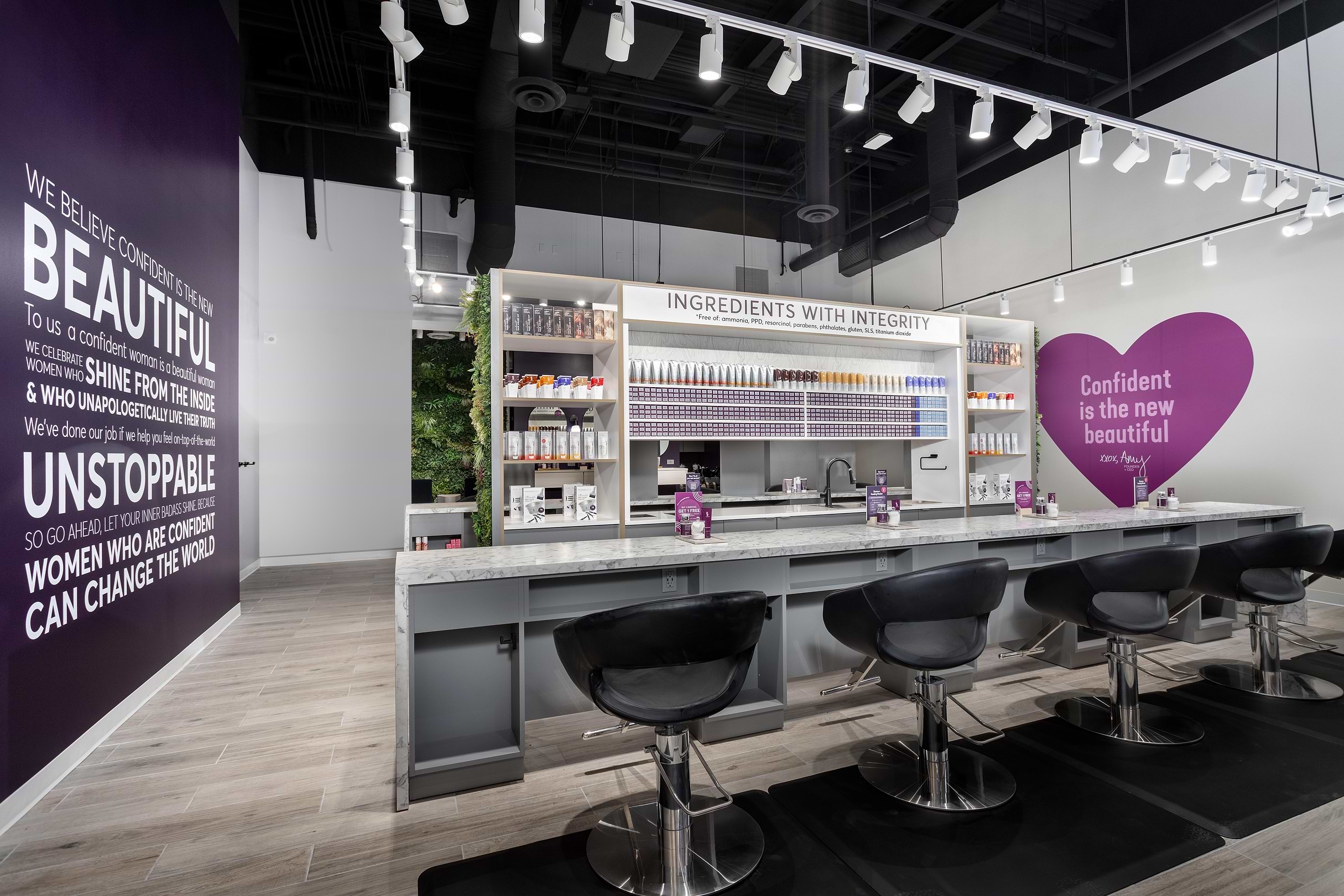 Madison Reed Hair Color Bar Huntington Beach, CA- Interior