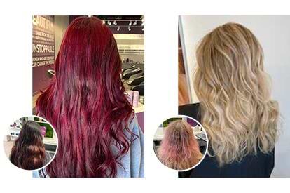 Before and After Pictures Madison Reed Hair Dye