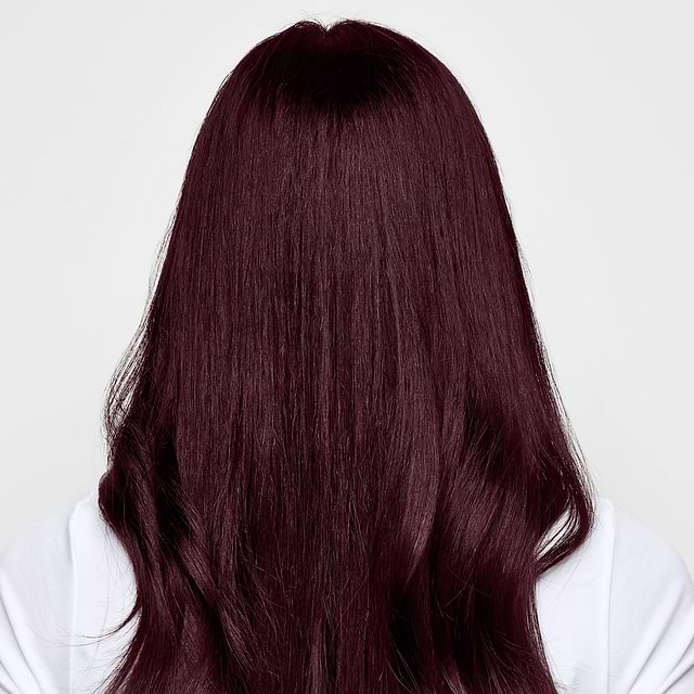 Burgundy Demi-Permanent Hair Dye Kit The Bordeaux Flow 5RV