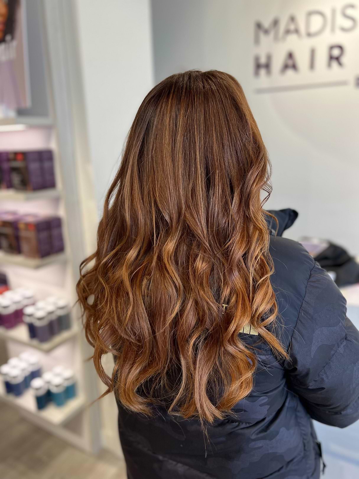 User generated content of a Madison Reed roots service